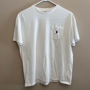 Polo Ralph Lauren White Pocket T Shirt